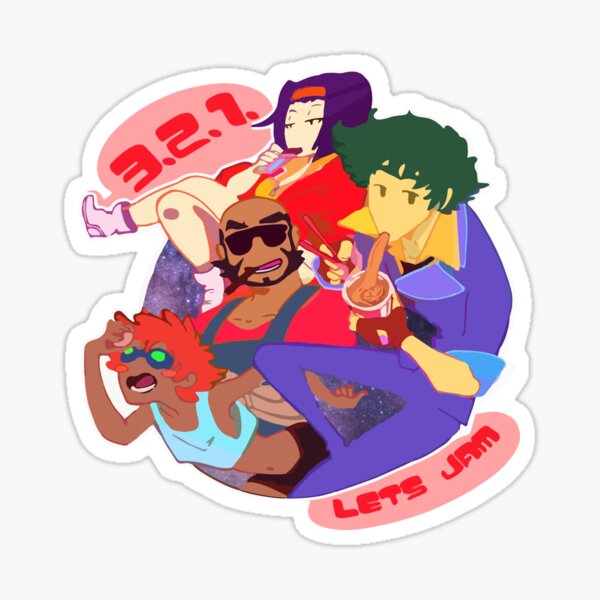 3,2,1 Let's Jam Sticker