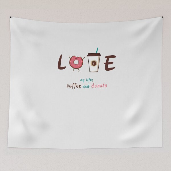 Item preview, coffee and donuts designed and sold by ABO3TAA2.