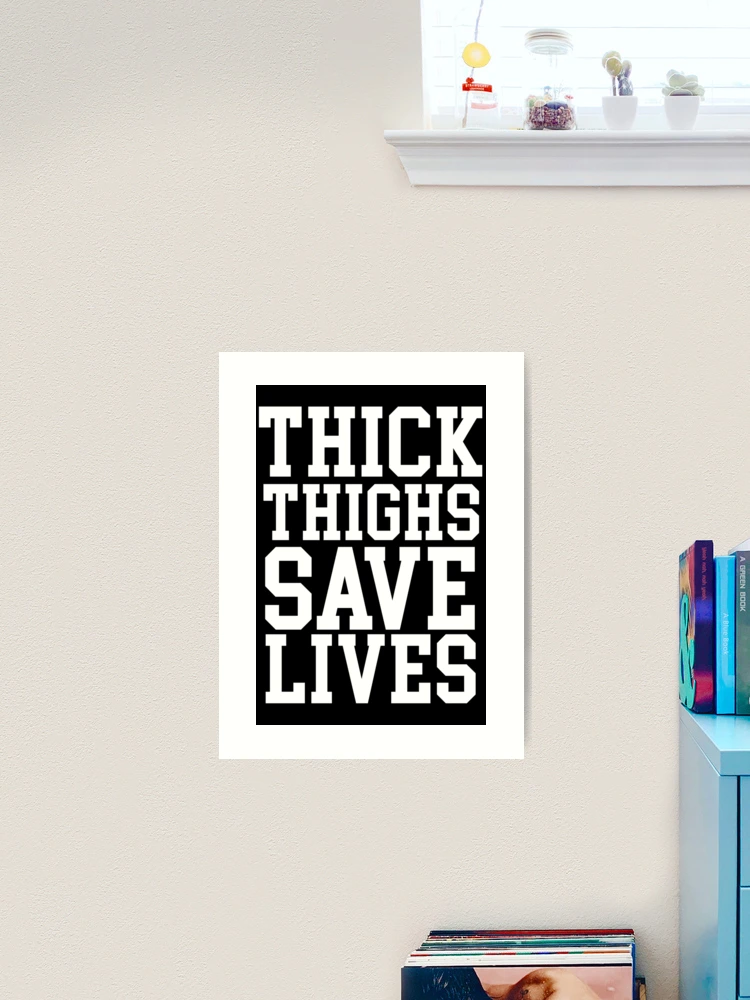  Thick Thighs, Save Lives: Curvy Girls Blank Sketchbook