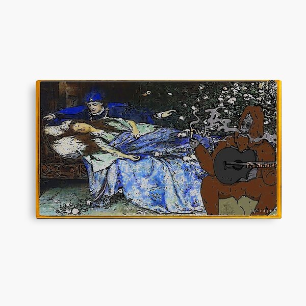 Wake up you massive druggo Canvas Print