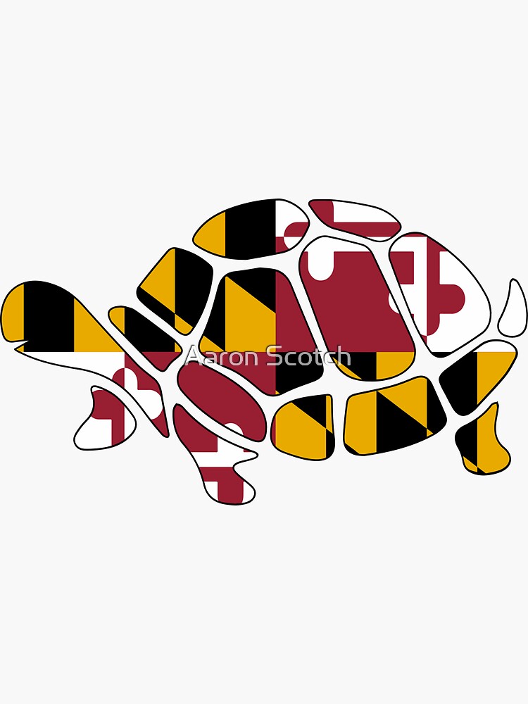Maryland Diamondback Terrapin Flag Design Maryland Diamondback Terrapin Flag Design