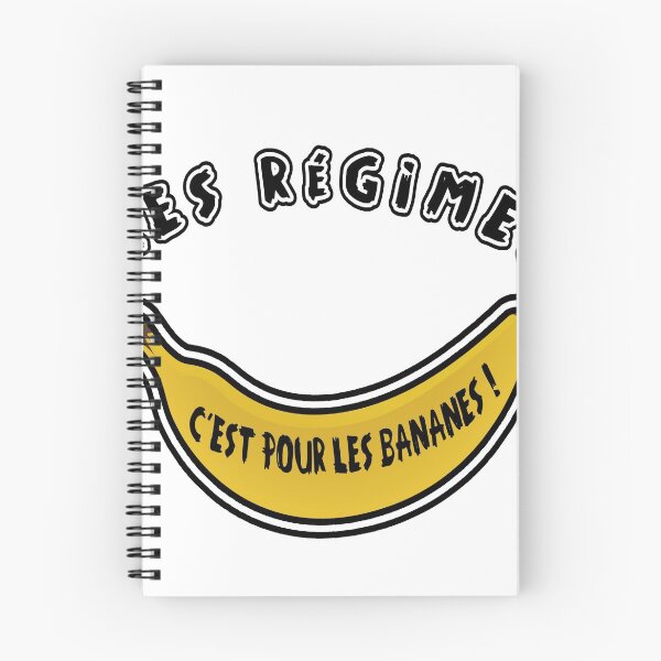 Aperçu de l'œuvre LES RÉGIMES, C'EST POUR LES BANANES ! créée et vendue par francoisville.