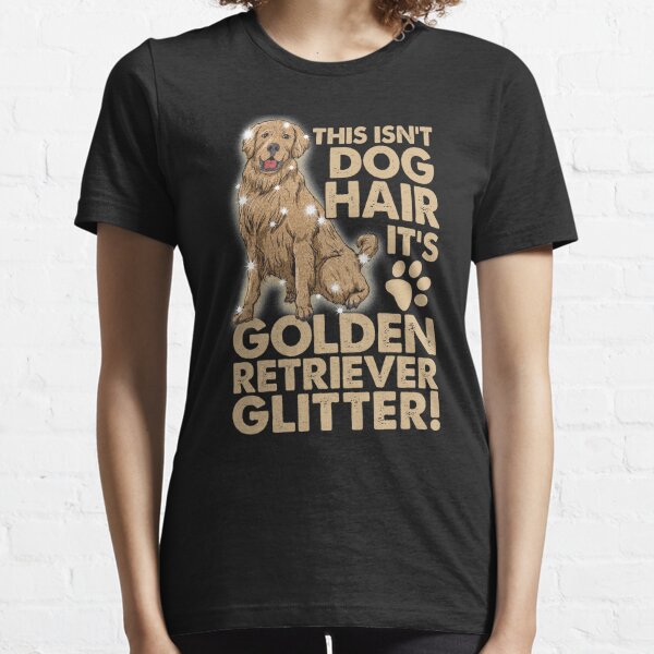 Golden Retriever Dog Glitter Essential T-Shirt