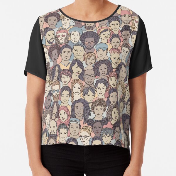 Diverse People Chiffon Top