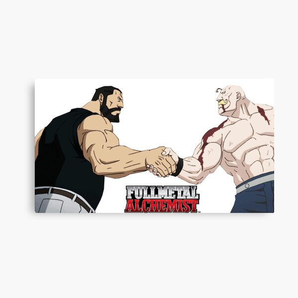 Aperçu de l'œuvre Fullmetal Alchimist Curtis et Amstrong créée et vendue par HysukiSenpai.