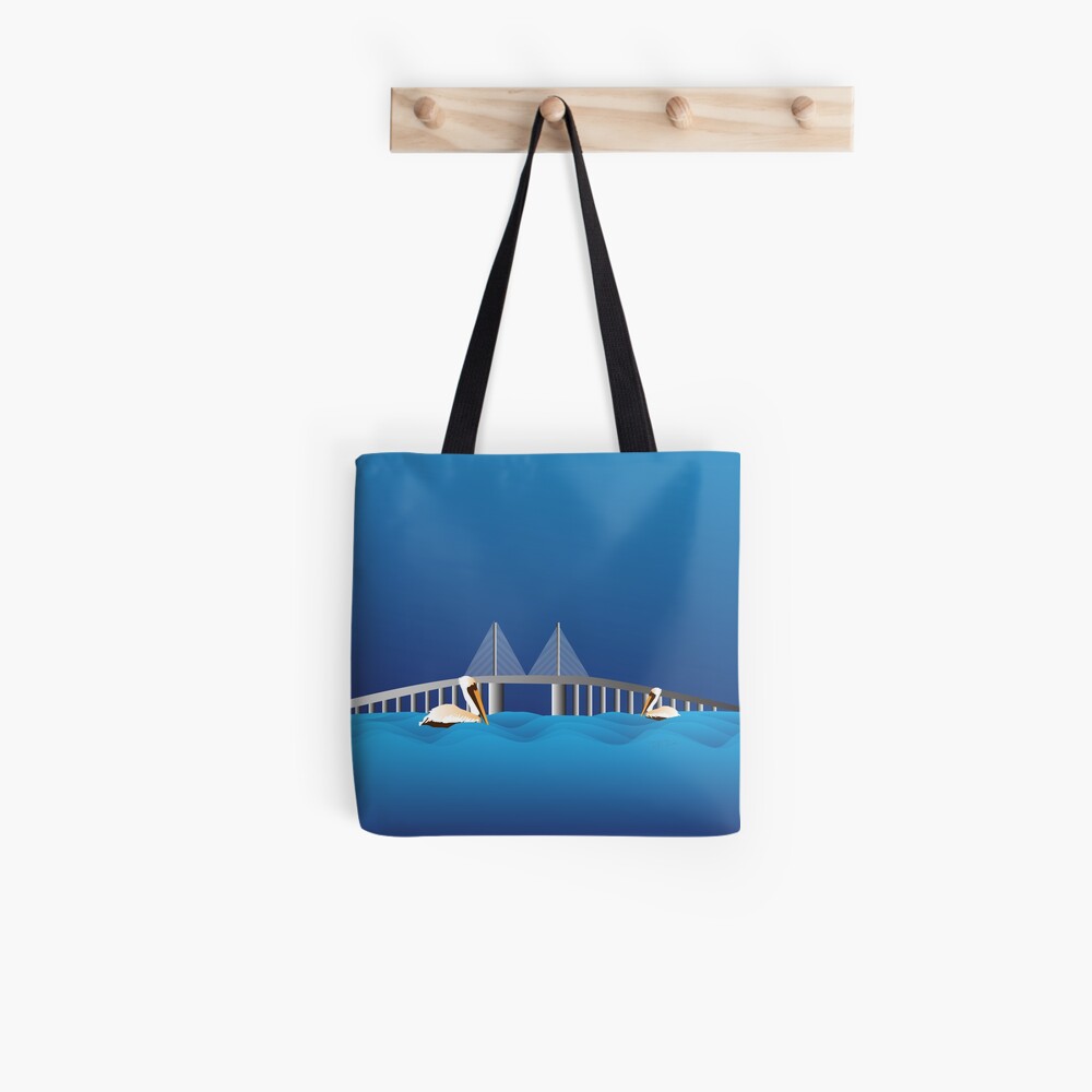 Sunshine Skyway Bridge Tote Bag