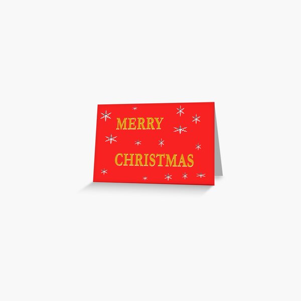 Merry Christmas Greeting Card