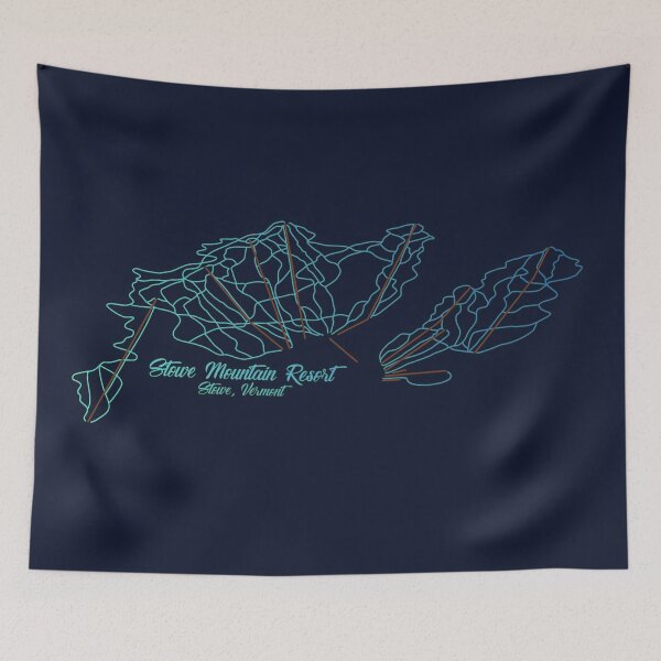 Item preview, Stowe Mountain Resort Trail Map designed and sold by ChasingGnarnia.