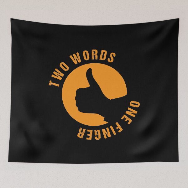Item preview, Two Words One Finger Design designed and sold by MissDewi.
