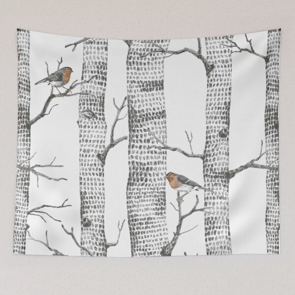 Item preview, Birds in a forest seamless pattern design designed and sold by Lenushka.