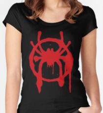 Into the Spider-Verse Women's Fitted Scoop T-Shirt