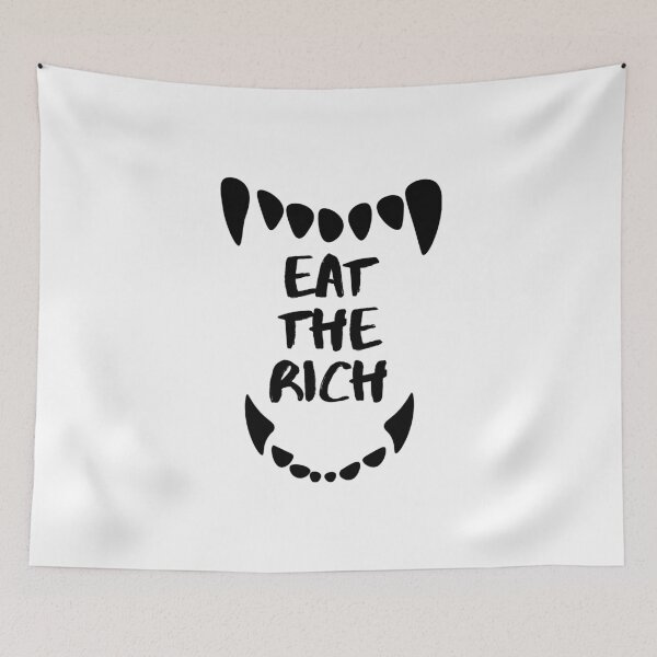 Item preview, Eat the rich (black) designed and sold by wolfszeit.