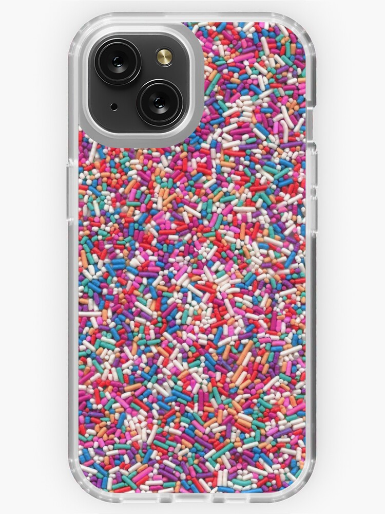 Rainbow Sprinkles Magenta iPhone Case