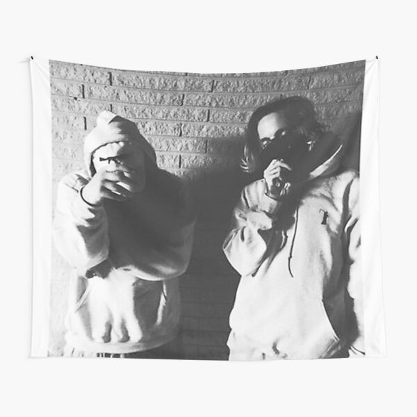 two mask man Tapestry