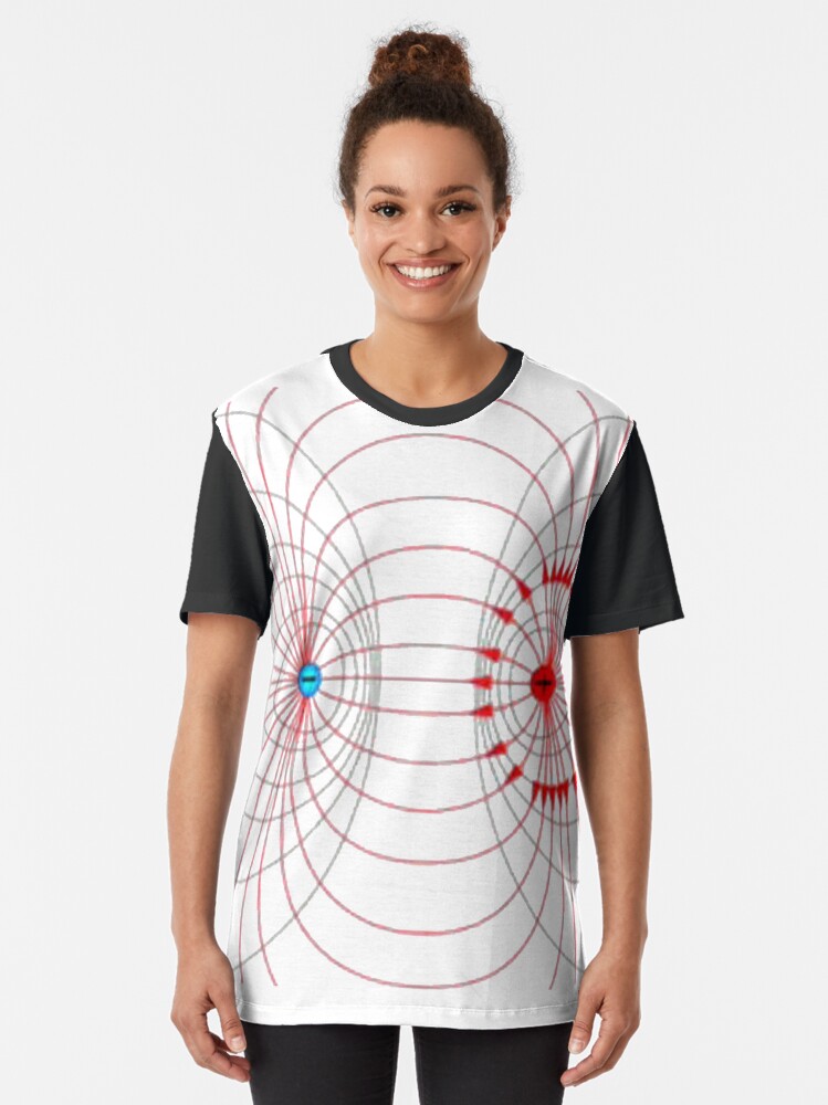 Alternate view of #electric #electricity #charge #energy power electrical white station illustration car Graphic T-Shirt