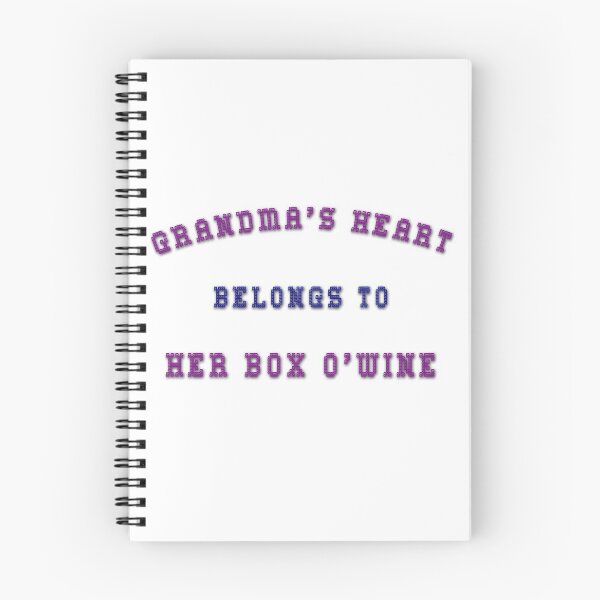 Item preview, Grandma's Heart Belongs to her Box O'Wine designed and sold by ThymeLeeDesigns.