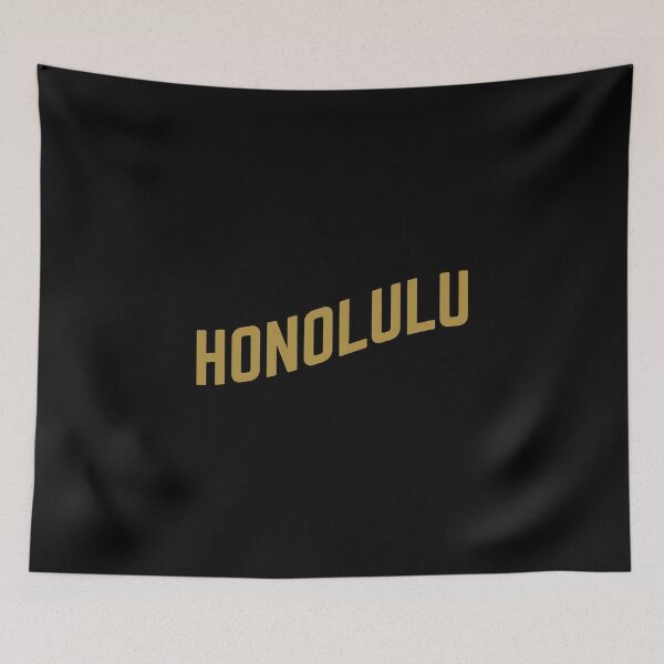 Item preview, Honolulu City Typography designed and sold by Caleb Faires.