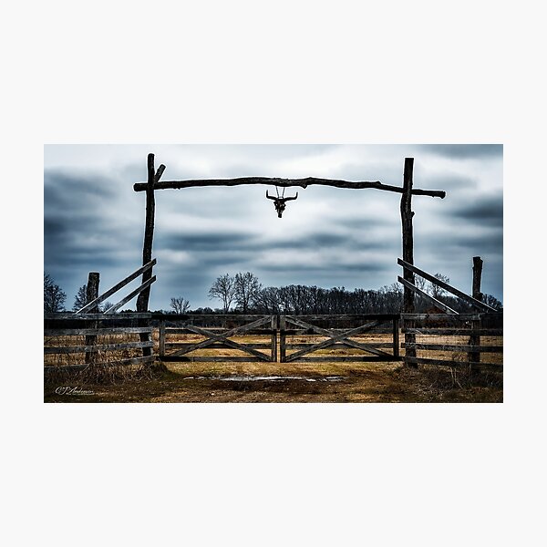Texas Hill Country Ranch Photographic Print