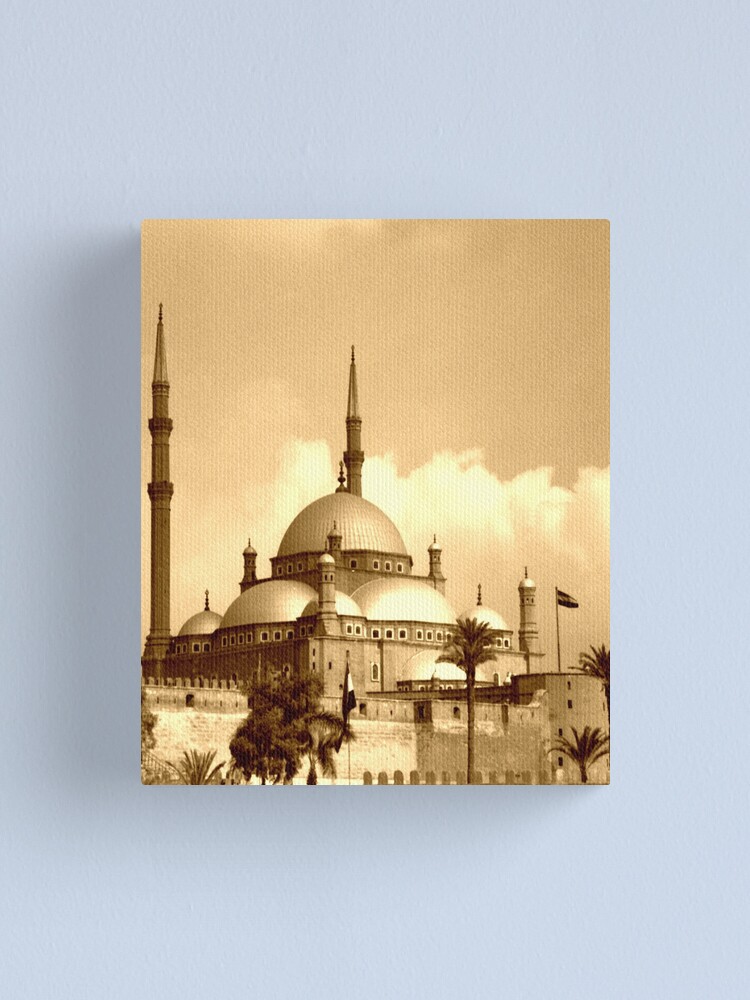 Alternate view of Mosque of Muhammad Ali (Sepia) Canvas Print