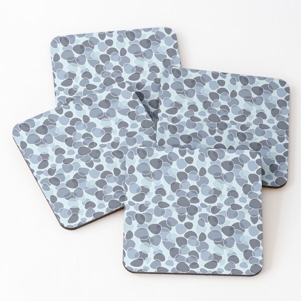 Item preview, Blue Pebbles Repeating Pattern designed and sold by lotusland.