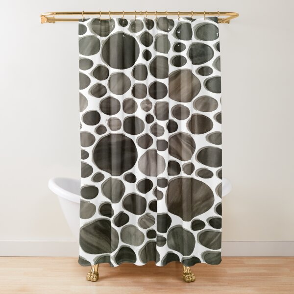 #Pattern #design #abstract #shape #tile #decoration #repetition #art #print #textured #textile #seamlesspattern #backgrounds #retrostyle #nopeople #square #background #abstract #vector #texture Shower Curtain