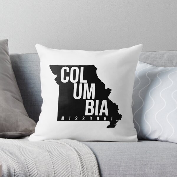 Columbia, Missouri Throw Pillow