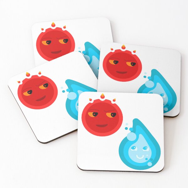 Item preview, fireball and cute water drop designed and sold by colorsofcherry.