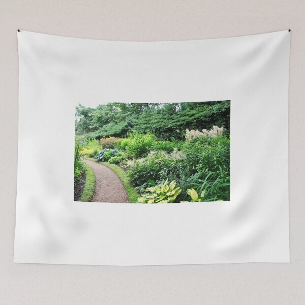 Item preview, Perenial Bed of flowers along a Path designed and sold by 2CrabbySisters.