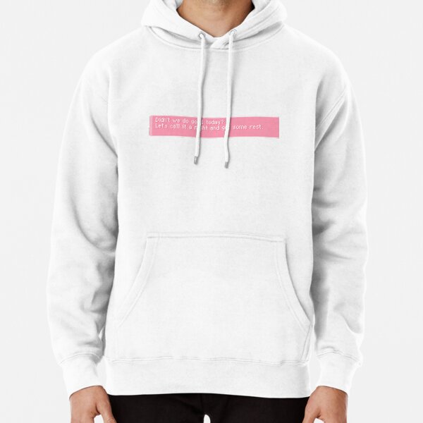 pink seek discomfort hoodie