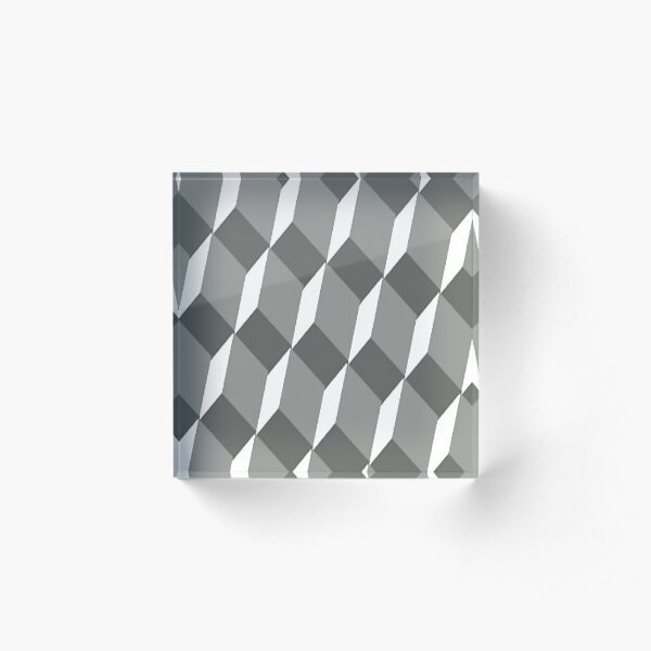 #pattern #design #square #repetition #tile #mosaic #textile #abstract #illusion #geometry #illustration #simplicity #geometricshape #seamlesspattern #nopeople #textured #backgrounds Acrylic Block
