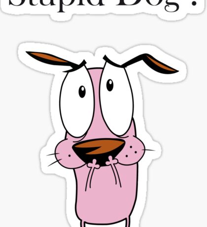 Courage the Cowardly Dog: Stickers | Redbubble