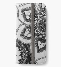black and white mandalas iPhone Wallet/Case/Skin