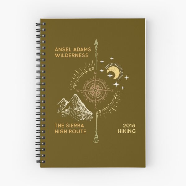 Item preview, The Sierra High Route Hiking Trail Souvenirs, Ansel Adams Wilderness Trail Souvenirs for Hikers. The Sierra High Route for Hikers designed and sold by Robert Diebold.