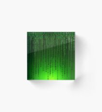 Matrix code Acrylic Block