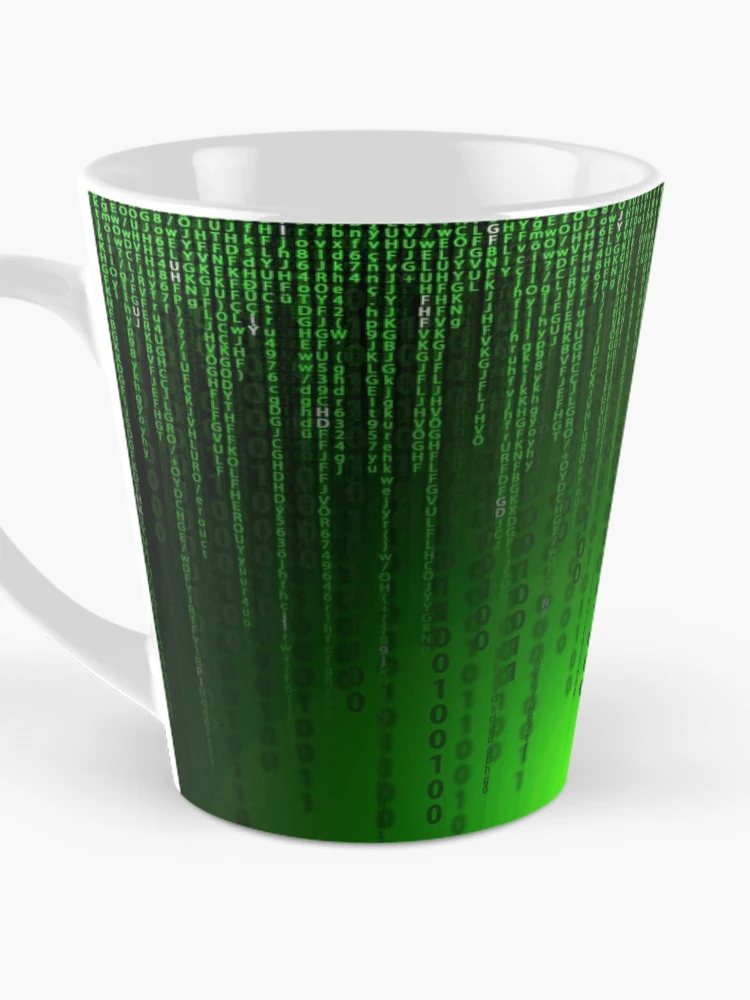 Thumbnail 3 of 4, Coffee Mug, Matrix code designed and sold by Dator.