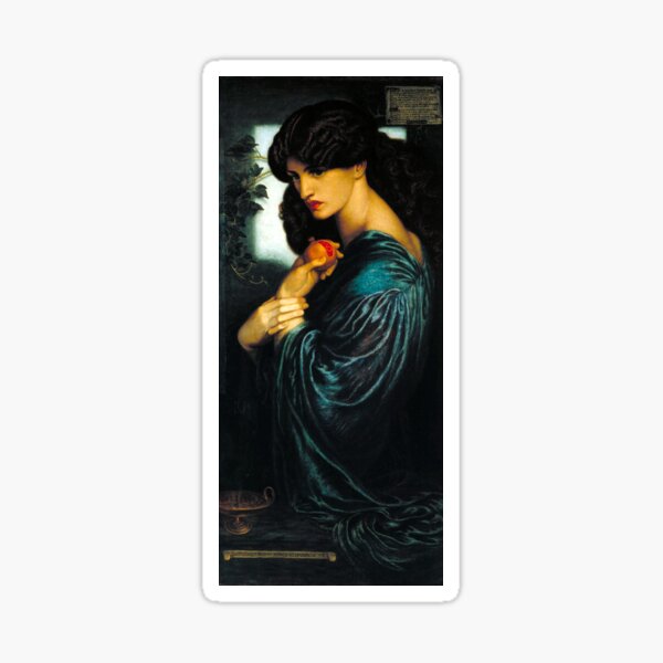 Vista previa del artículo con la obra «Proserpina - Dante Gabriel Rossetti», diseñado y vendido por forgottenbeauty.