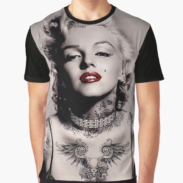 Aperçu de l'œuvre MARILYN : Impression abstraite vintage tatouée avec des ailes créée et vendue par posterbobs.