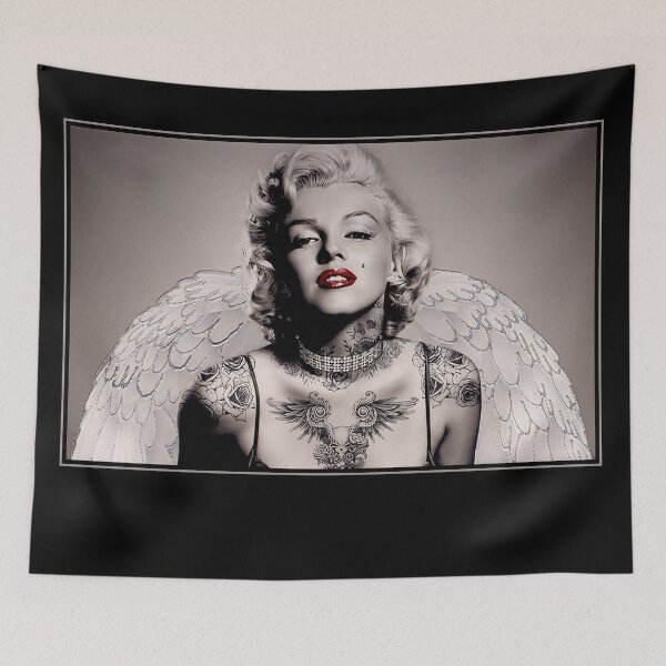 Item preview, MARILYN : Vintage Abstract Tattooed With Wings Print designed and sold by posterbobs.