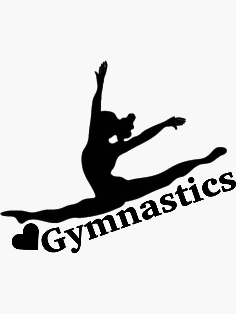 "Gymnastics" Sticker for Sale by ewilk123 Redbubble