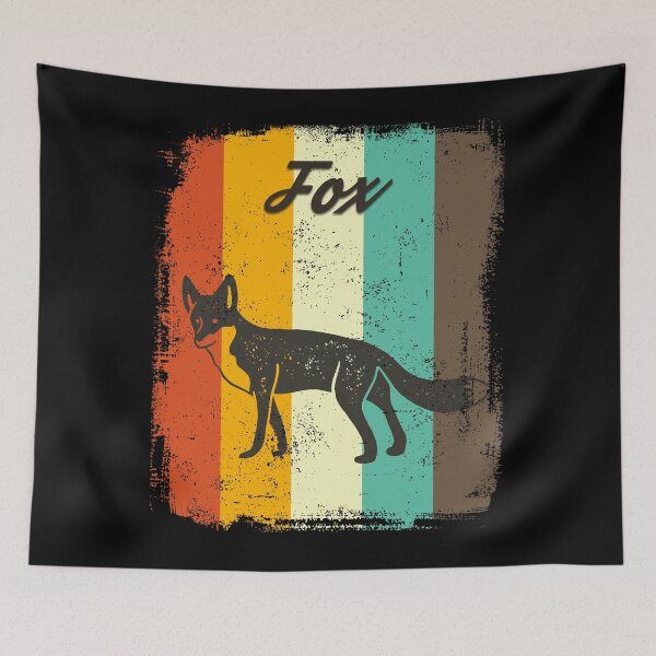 Item preview, Fox Retro 70s Vintage Animal Lover Gift designed and sold by cgocgy.