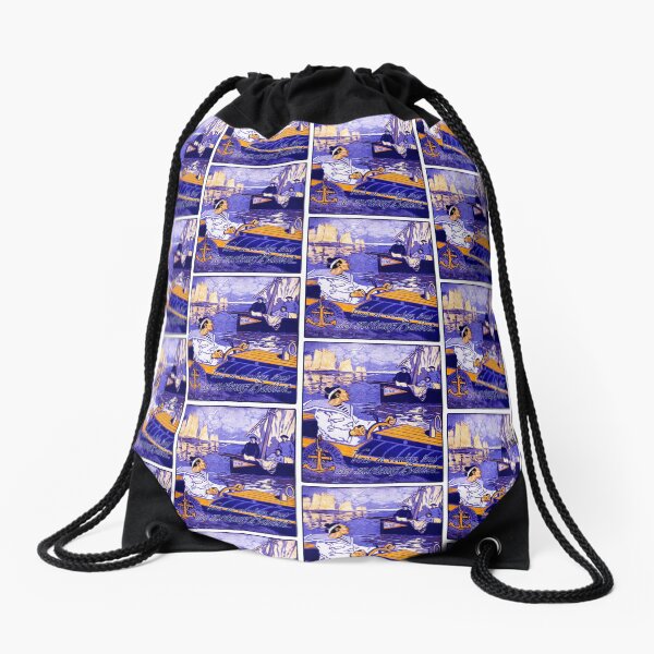 1910 Ballot Nautical Motors Drawstring Bag