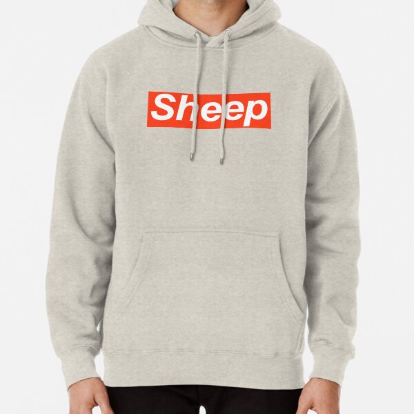 sheep box logo hoodie