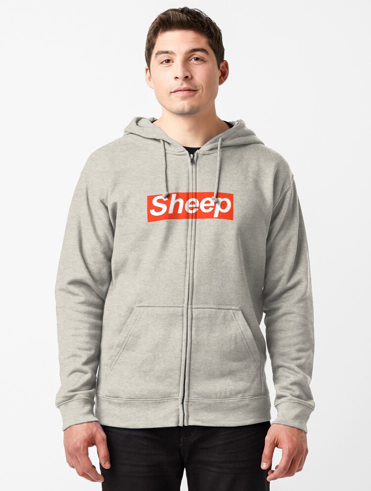 sheep supreme hoodie