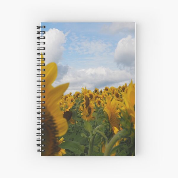 Sunflower Garden Spiral Notebook
