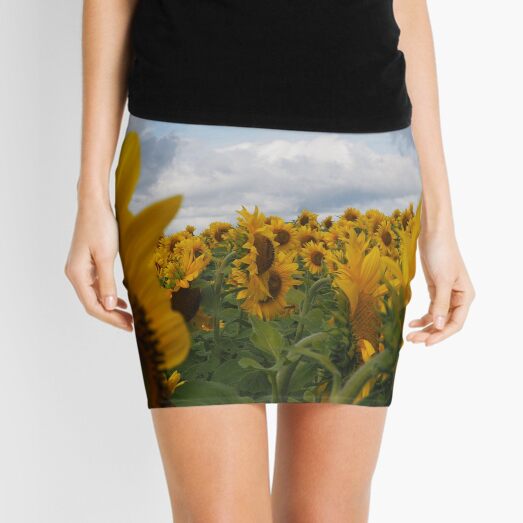 Sunflower Garden Mini Skirt