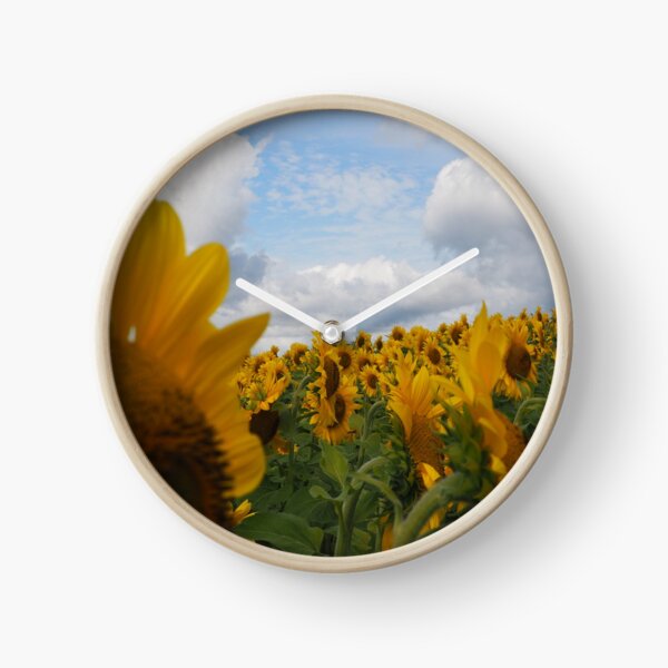 Sunflower Garden Clock