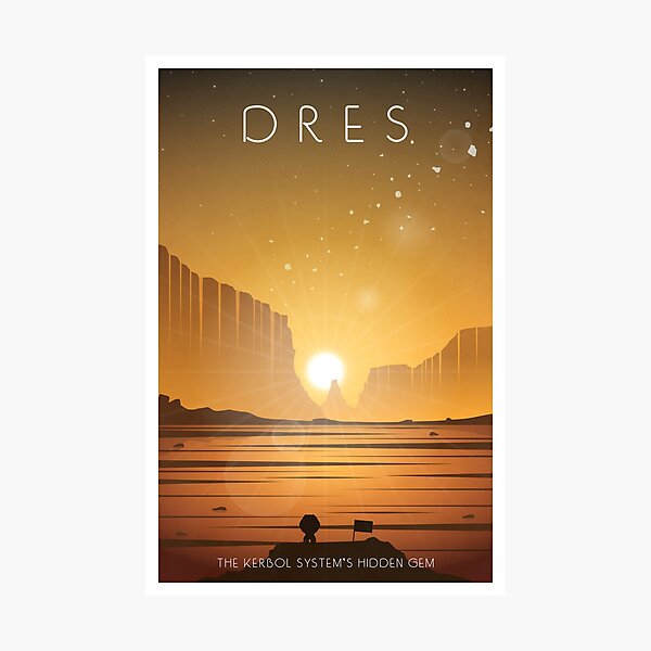 Item preview, Kerbal Space Program Poster - Dres designed and sold by HappySquiddy.