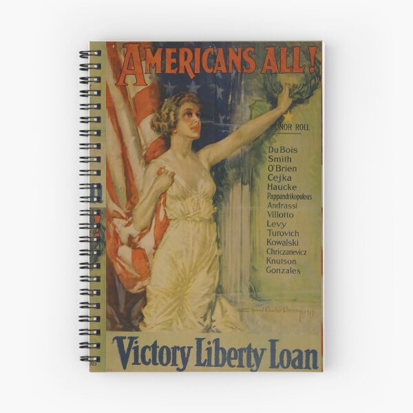 Item preview, Americans All! Victory Liberty Loan - US Propaganda Poster designed and sold by ExplosiveA.