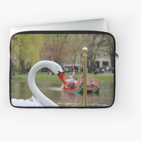 Boston Public Garden Swan Boats Laptop Sleeve