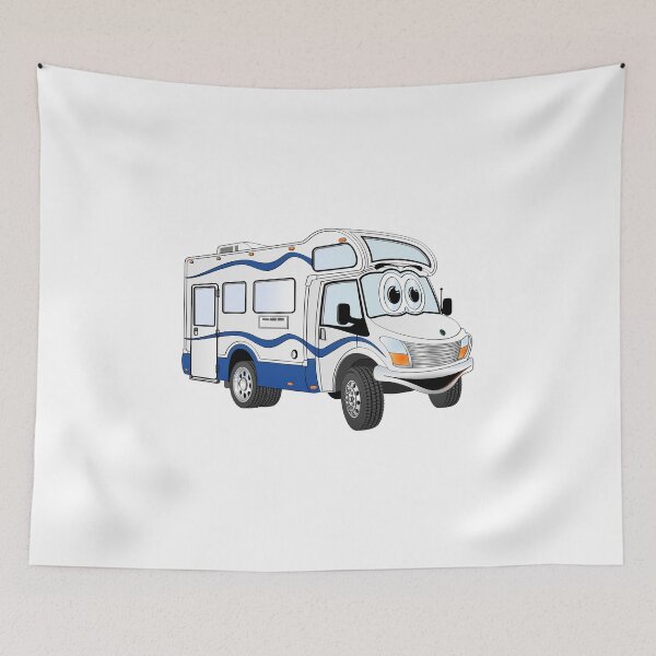 Item preview, Blue Camper Cartoon designed and sold by Scott Hayes.